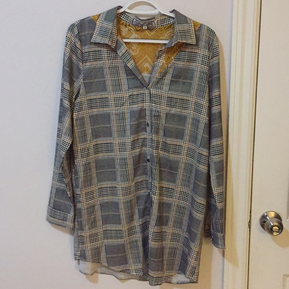 Flannel dress shirt